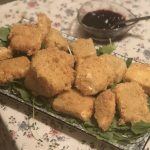 Cacamamber fritto con marmellata di ciliegie