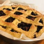 Crostata con ricotta e mirtilli