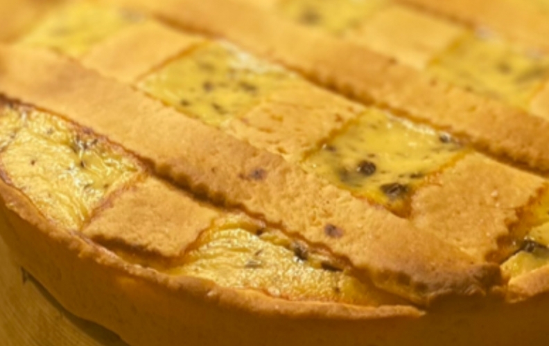 Crostata al profumo di arancia