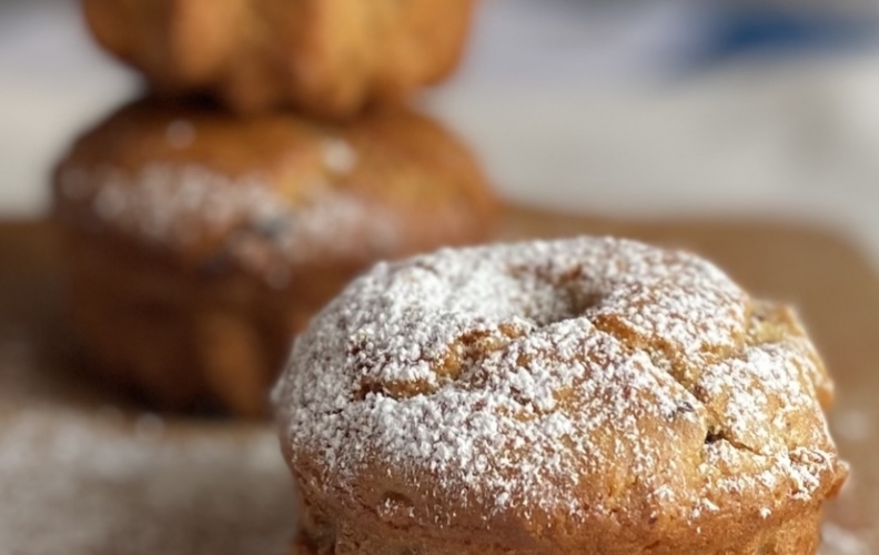 Tortini arancia e gocce di cioccolato