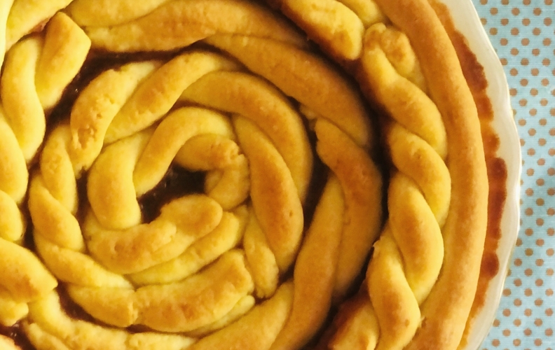 Crostata con frolla allo yogurt